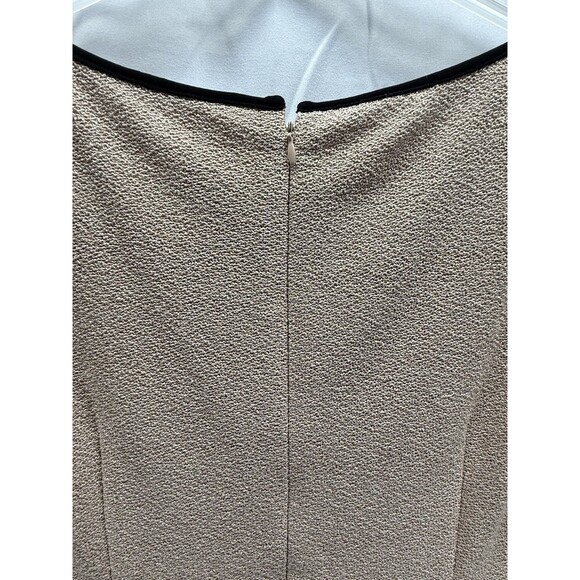 Ann Taylor Colorblock Beige Black Womans Dress Size 10 - Picture 7 of 10